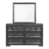 Hatton Cross Weathered Black Queen 4 Piece Bedroom Set - Ornate Home