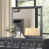 Hatton Cross Weathered Black Queen 4 Piece Bedroom Set - Ornate Home