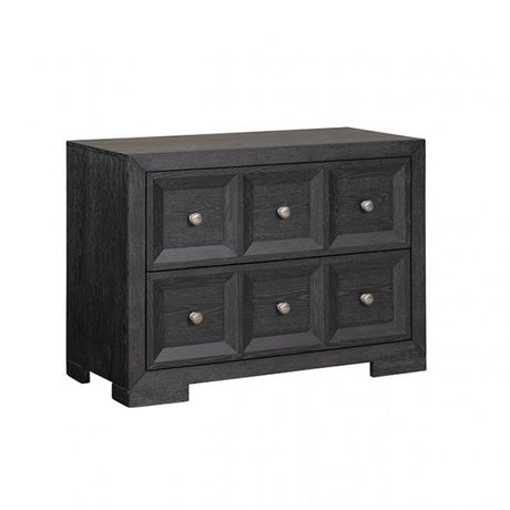 Hatton Cross Weathered Black Queen 5 Piece Bedroom Set w/Chest (N2) - Ornate Home