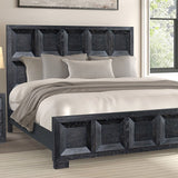 Hatton Cross Weathered Black Queen 5 Piece Bedroom Set w/Chest (N2) - Ornate Home