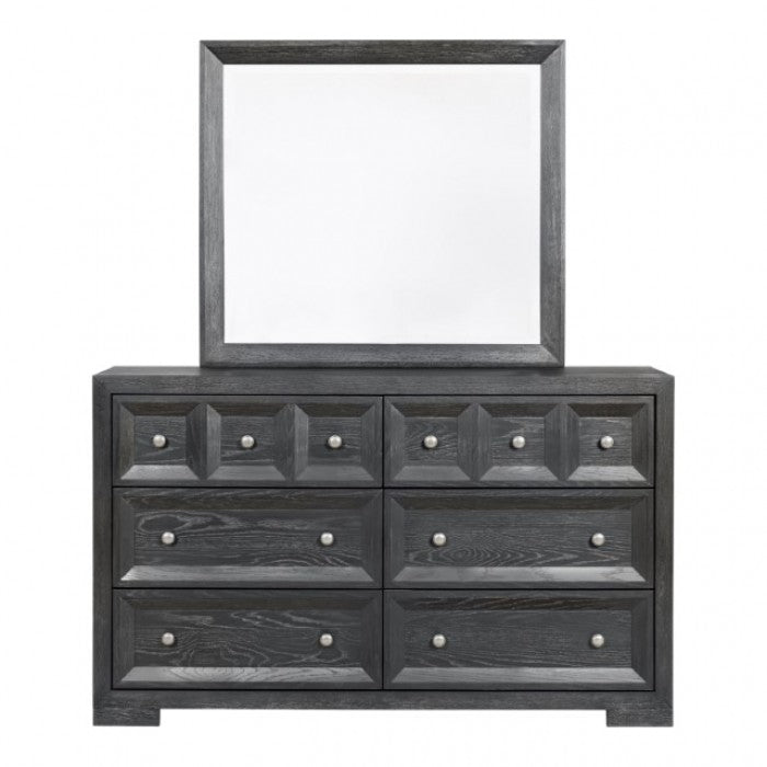 Hatton Cross Weathered Black Queen 5 Piece Bedroom Set w/Chest (N2) - Ornate Home