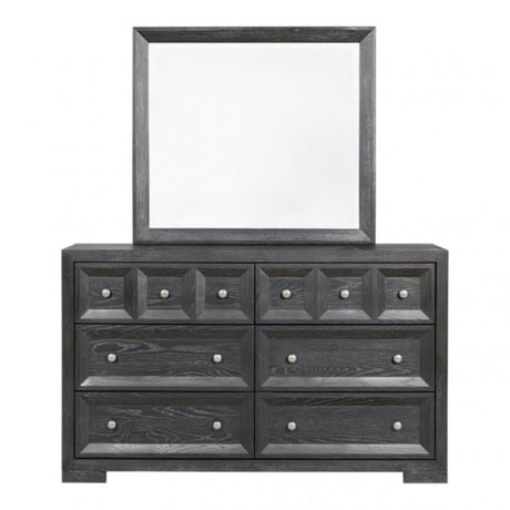 Hatton Cross Weathered Black Queen 5 Piece Bedroom Set w/Chest (N2) - Ornate Home