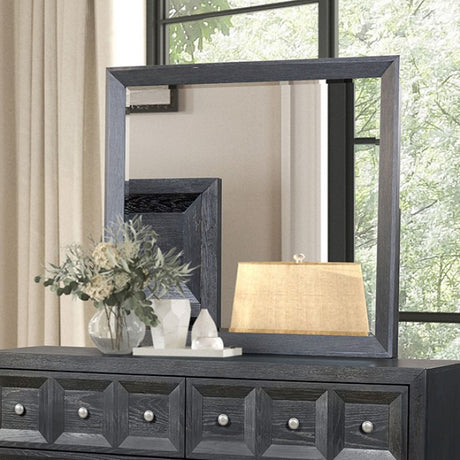 Hatton Cross Weathered Black Queen 5 Piece Bedroom Set w/Chest (N2) - Ornate Home