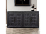 Hatton Cross Weathered Black Server - Ornate Home
