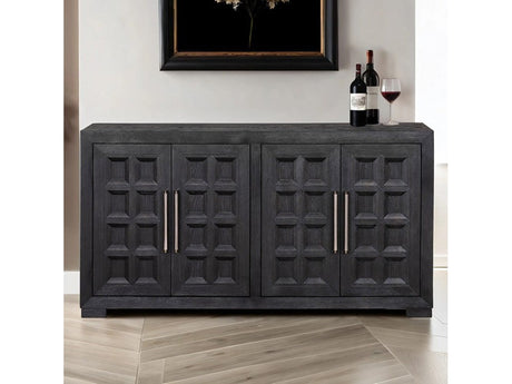 Hatton Cross Weathered Black Server - Ornate Home