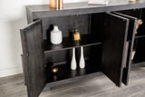 Hatton Cross Weathered Black Server - Ornate Home