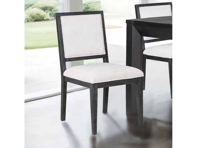 Hatton Cross Weathered Black Side Chair - Ornate Home