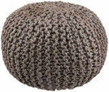 Hauenstein Knitted Jute Pouf - Ornate Home