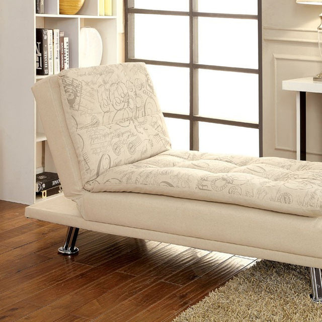 Hauser Beige Chaise - Ornate Home