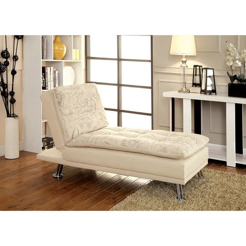 Hauser Beige Chaise - Ornate Home