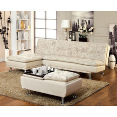 Hauser Beige Chaise - Ornate Home