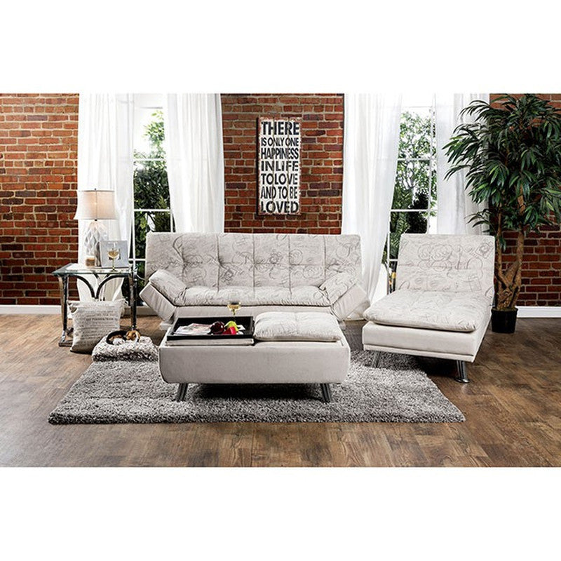 Hauser Beige Chaise - Ornate Home