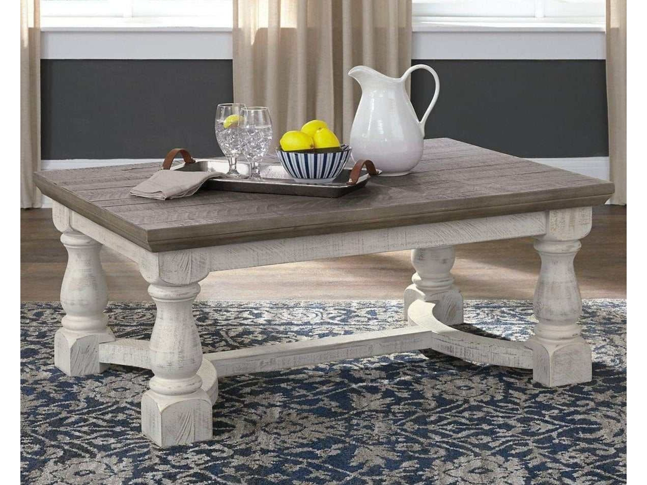 Havalance  Gray & White Coffee Table (Online Special Price) - Ornate Home