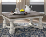 Havalance Gray/White Coffee Table and 2 End Tables - Ornate Home