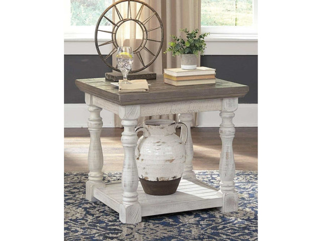 Havalance Gray & White End Table (Online Special Price) - Ornate Home
