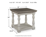 Havalance Gray & White End Table (Online Special Price) - Ornate Home