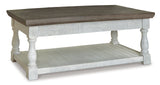 Havalance Gray/White Lift-Top Coffee Table and 2 Ends (Online Special Price) - Ornate Home