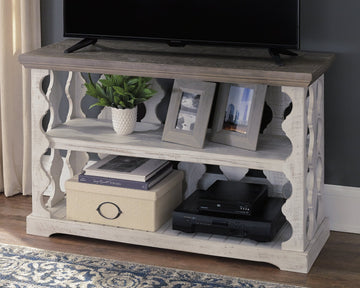 Havalance Gray & White Sofa/Console Table  Balustrade-style - Ornate Home