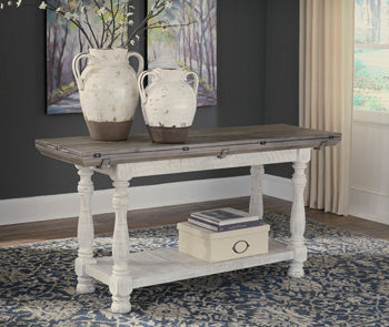 Havalance Gray/White Sofa/Console Table (Online Special Price) - Ornate Home