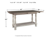 Havalance Gray/White Sofa/Console Table (Online Special Price) - Ornate Home