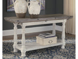 Havalance Gray/White Sofa/Console Table - Ornate Home