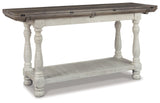 Havalance Gray/White Sofa/Console Table - Ornate Home