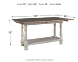 Havalance Gray/White Sofa/Console Table - Ornate Home