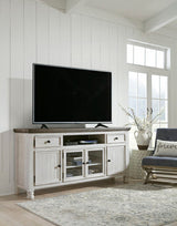 Havalance Two-tone Extra Large TV Stand (Online Special Price) - Ornate Home