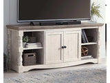 Havalance Weathered Gray & Vintage White 67" TV Stand (Online Special Price) - Ornate Home