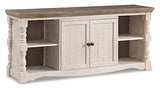 Havalance Weathered Gray & Vintage White 67" TV Stand (Online Special Price) - Ornate Home