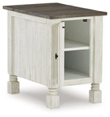 Havalance White/Gray Chairside End Table (Online Special Price) - Ornate Home