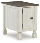 Havalance White/Gray Chairside End Table - Ornate Home