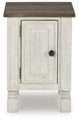 Havalance White/Gray Chairside End Table - Ornate Home