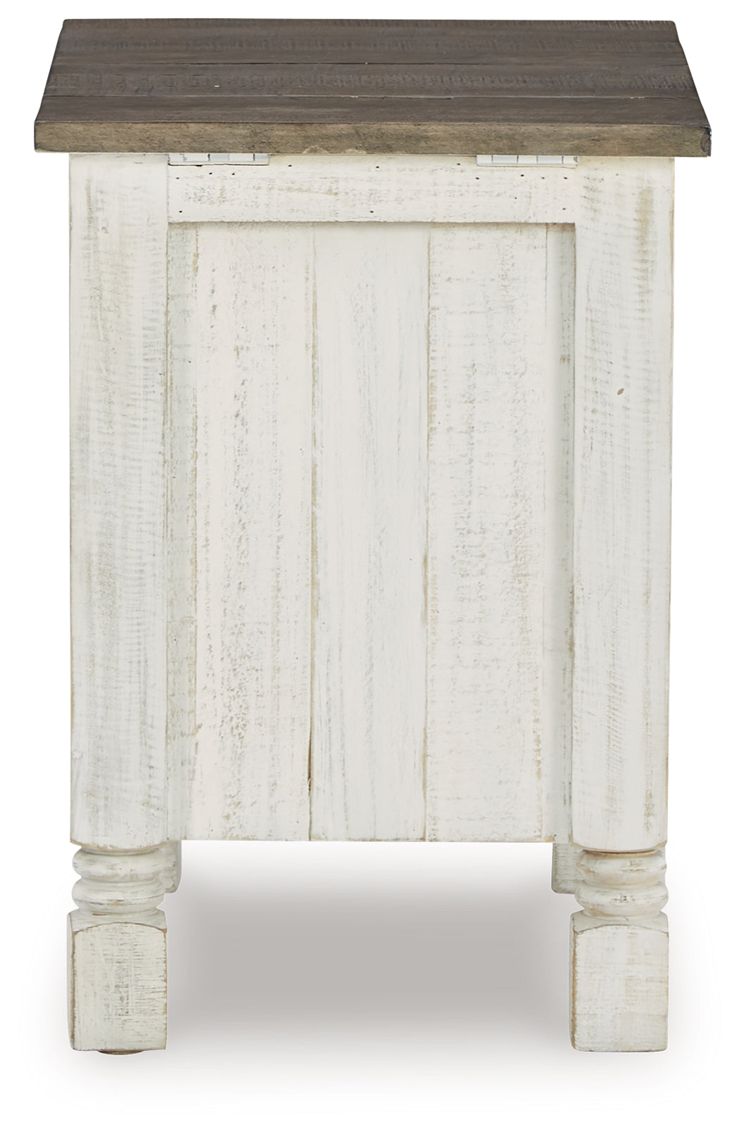 Havalance White/Gray Chairside End Table - Ornate Home