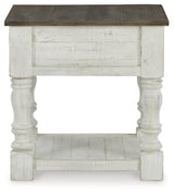 Havalance White/Gray End Table (Online Special Price) - Ornate Home