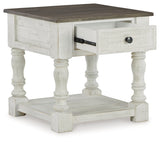 Havalance White/Gray End Table (Online Special Price) - Ornate Home