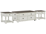 Havalance White/Gray Lift Top Coffee Table and 2 End Tables (Online Special Price) - Ornate Home