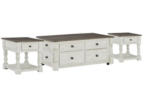 Havalance White/Gray Lift Top Coffee Table and 2 End Tables (Online Special Price) - Ornate Home