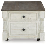 Havalance White/Gray Lift Top Coffee Table and 2 End Tables (Online Special Price) - Ornate Home