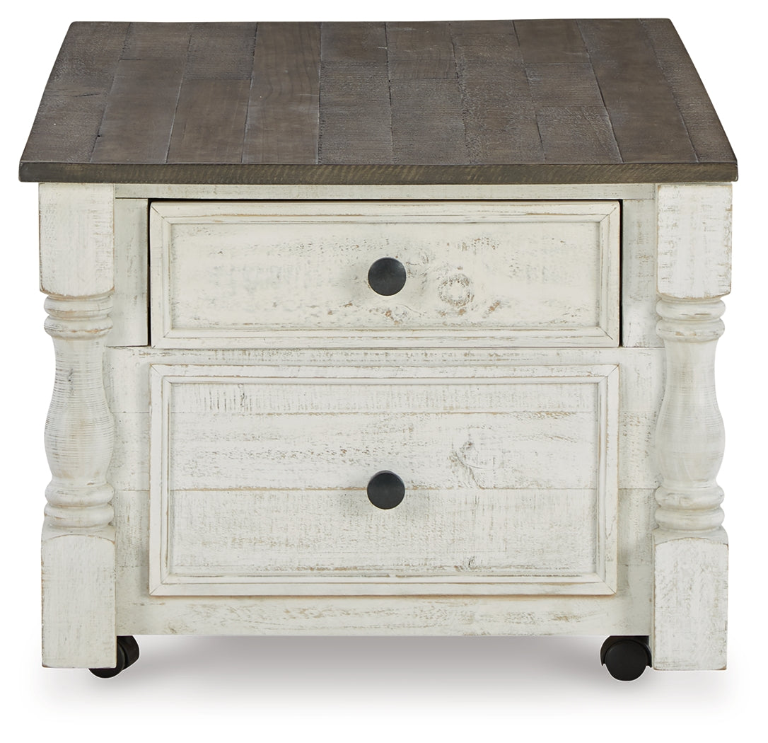 Havalance White/Gray Lift Top Coffee Table and 2 End Tables (Online Special Price) - Ornate Home