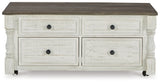 Havalance White/Gray Lift Top Coffee Table and 2 End Tables (Online Special Price) - Ornate Home