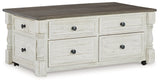 Havalance White/Gray Lift Top Coffee Table and 2 End Tables (Online Special Price) - Ornate Home