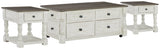 Havalance White/Gray Lift Top Coffee Table and 2 End Tables (Online Special Price) - Ornate Home