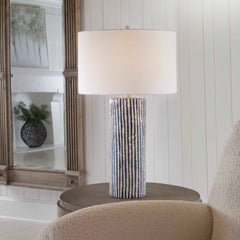 Havana Blue Table Lamp - Ornate Home