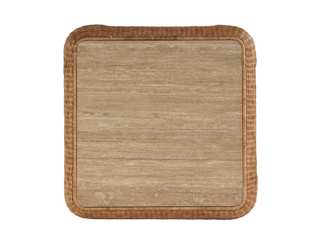 Havasu Fishbone Weave Rattan Cocktail Table - Ornate Home