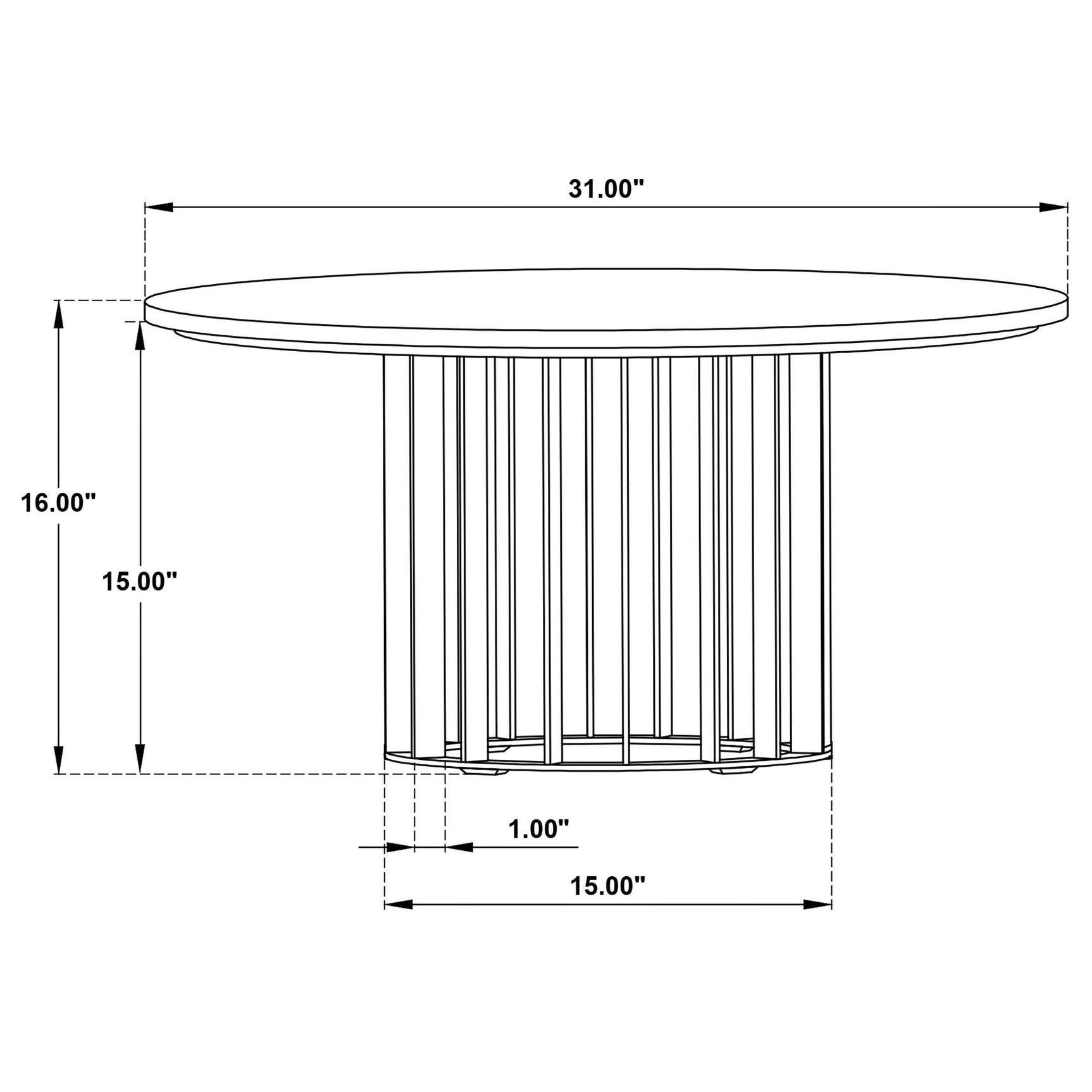 Haven Black 2-piece Round Marble Coffee and End Table Set - Ornate Home