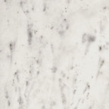 Haven Black Round Genuine White Marble Top End Side Table - Ornate Home