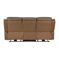 Haven Brown Power Double Reclining Sofa - Ornate Home