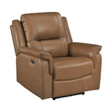 Haven Brown Power Reclining Chair - Ornate Home