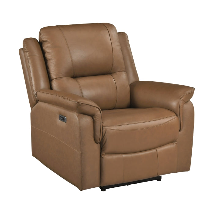 Haven Brown Power Reclining Chair - Ornate Home